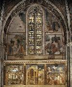GIOTTO di Bondone Frescoes in the second bay of the nave oil on canvas